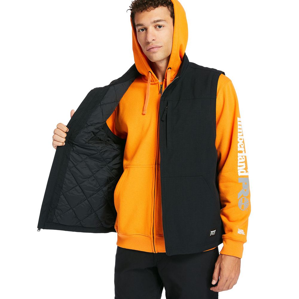 Timberland Γιλεκα Ανδρικα Μαυρα - Pro® Split System Insulated - Greece 1856904-NJ